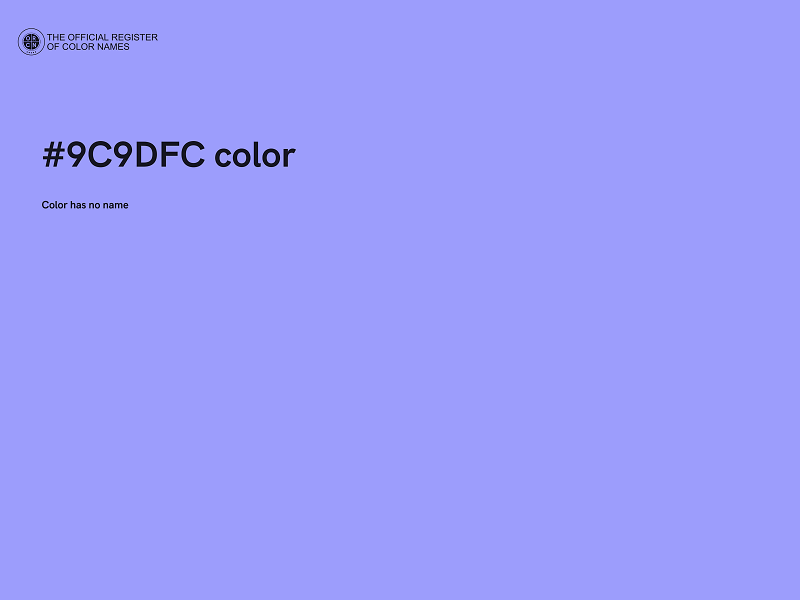 #9C9DFC color image