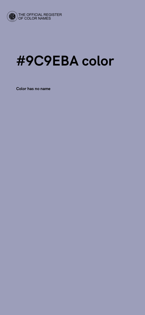 #9C9EBA color image
