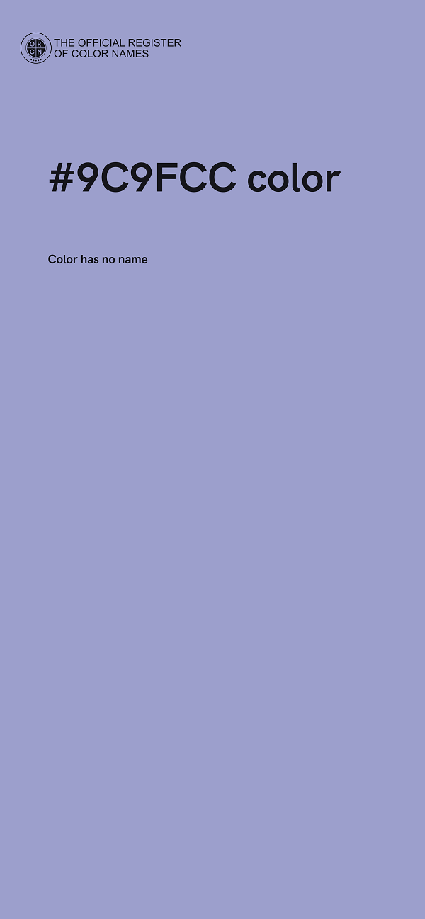 #9C9FCC color image