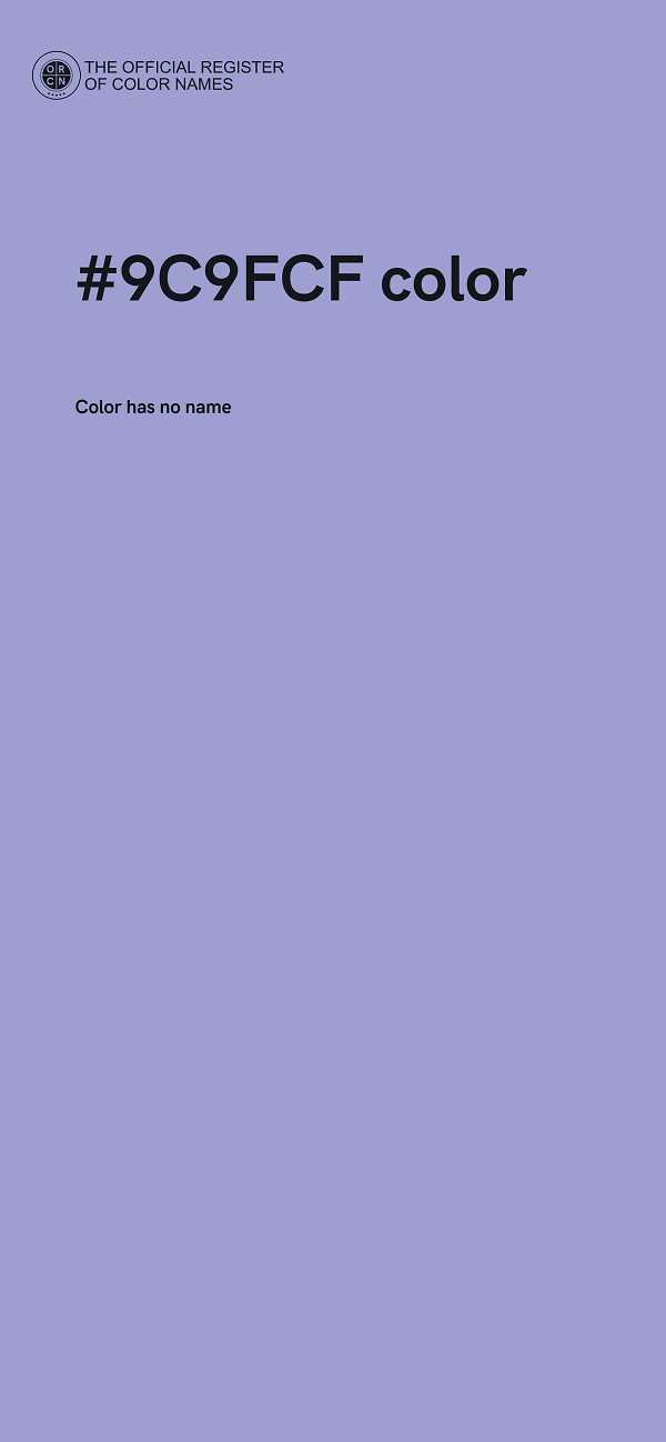 #9C9FCF color image
