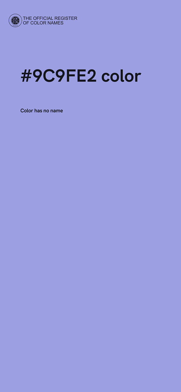 #9C9FE2 color image