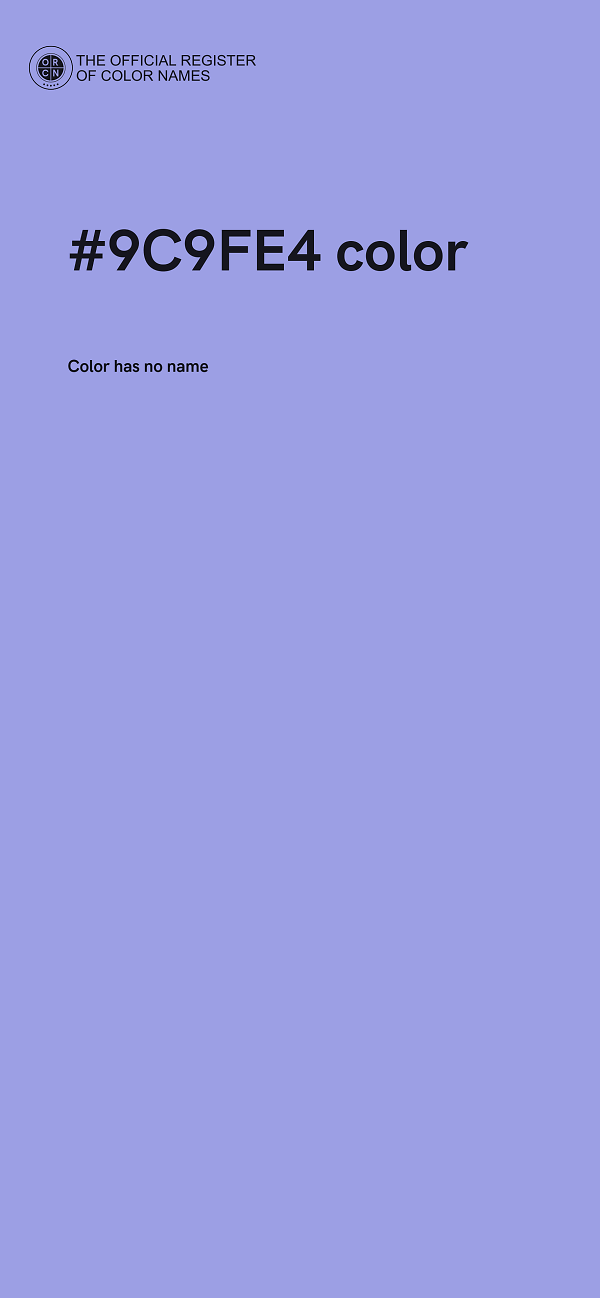 #9C9FE4 color image