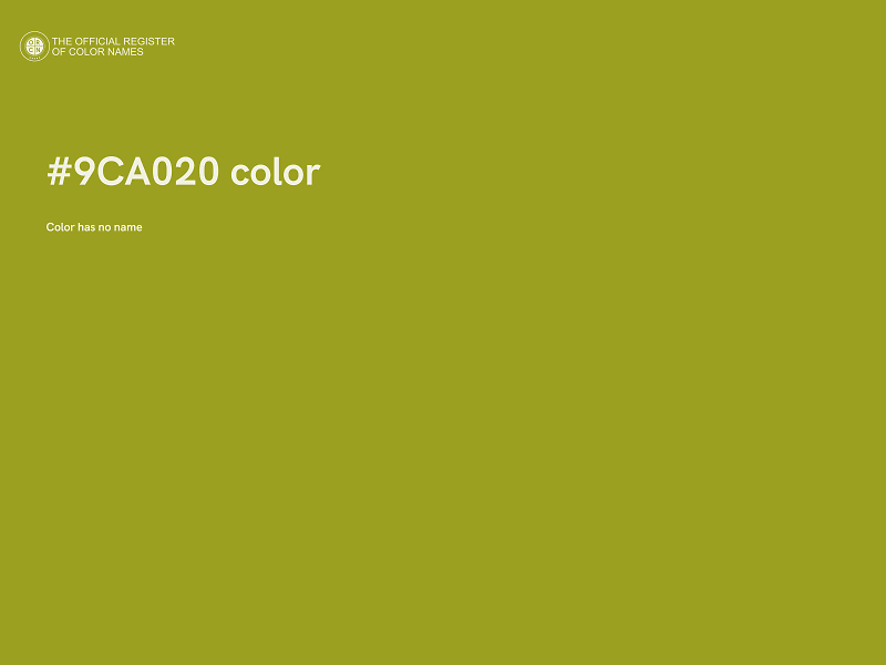 #9CA020 color image