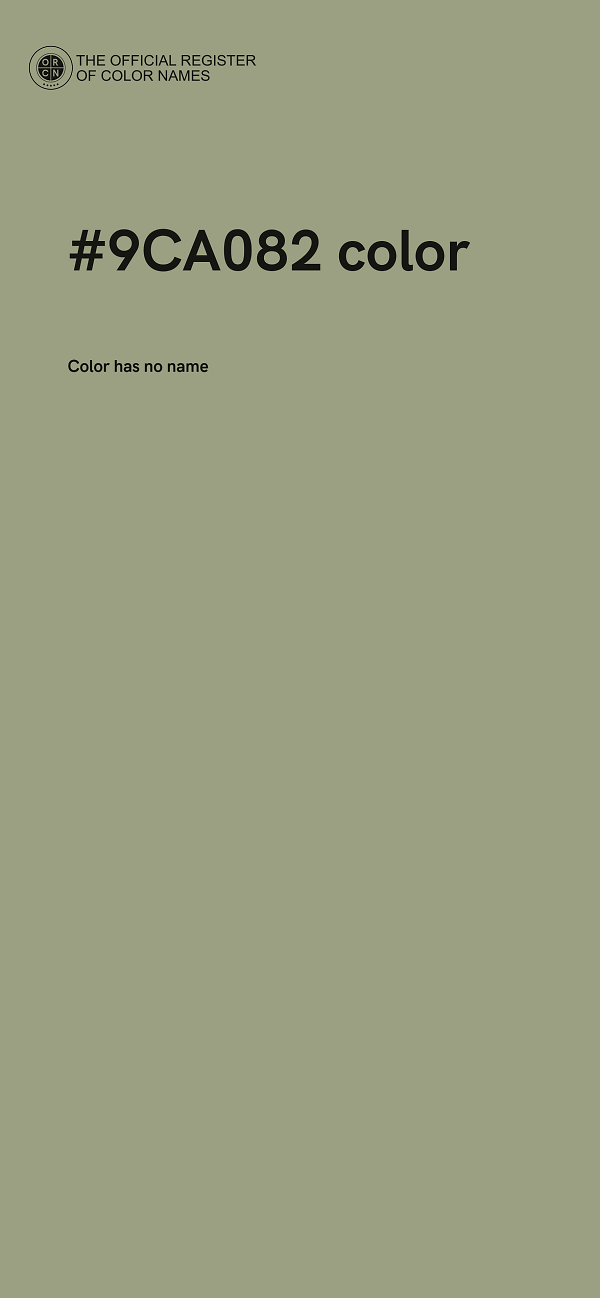 #9CA082 color image