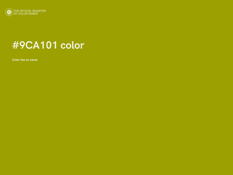 #9CA101 color image