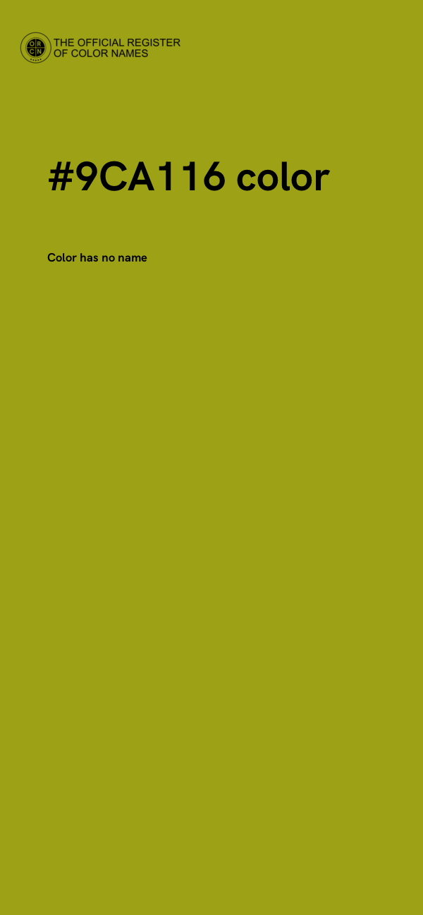 #9CA116 color image