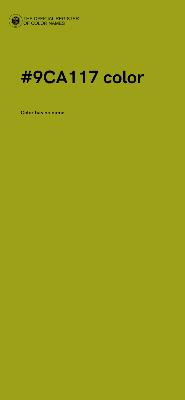 #9CA117 color image