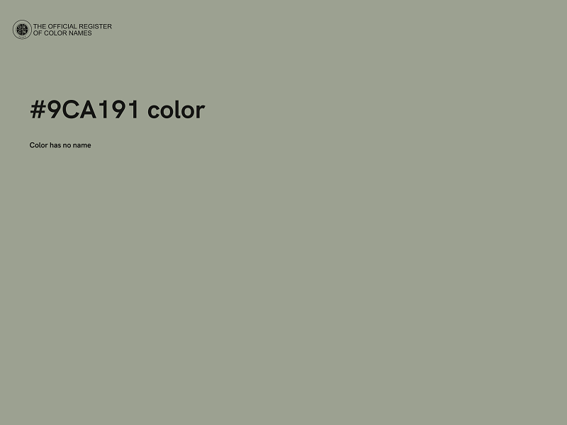 #9CA191 color image