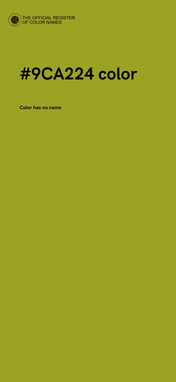 #9CA224 color image