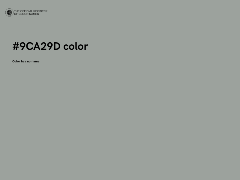 #9CA29D color image