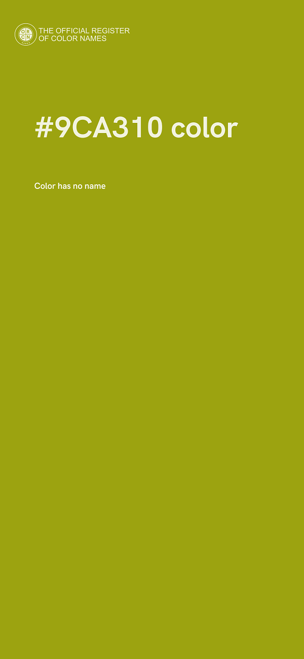 #9CA310 color image