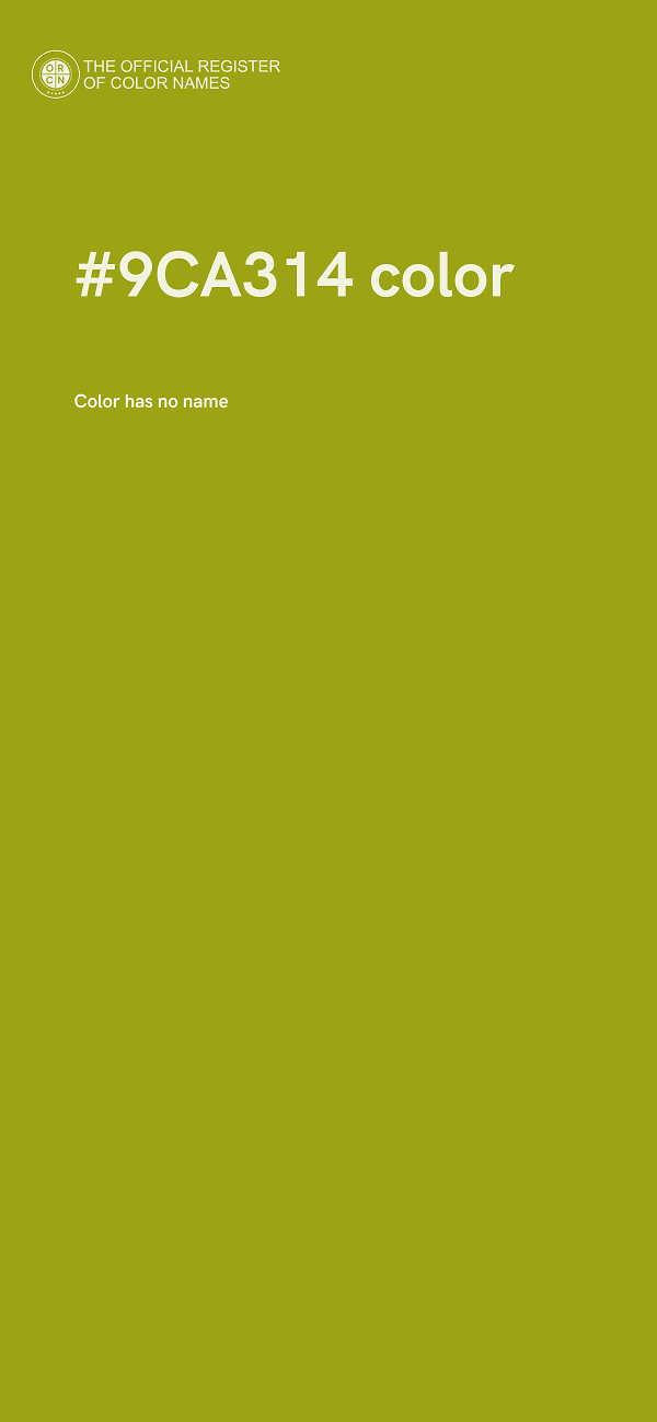 #9CA314 color image