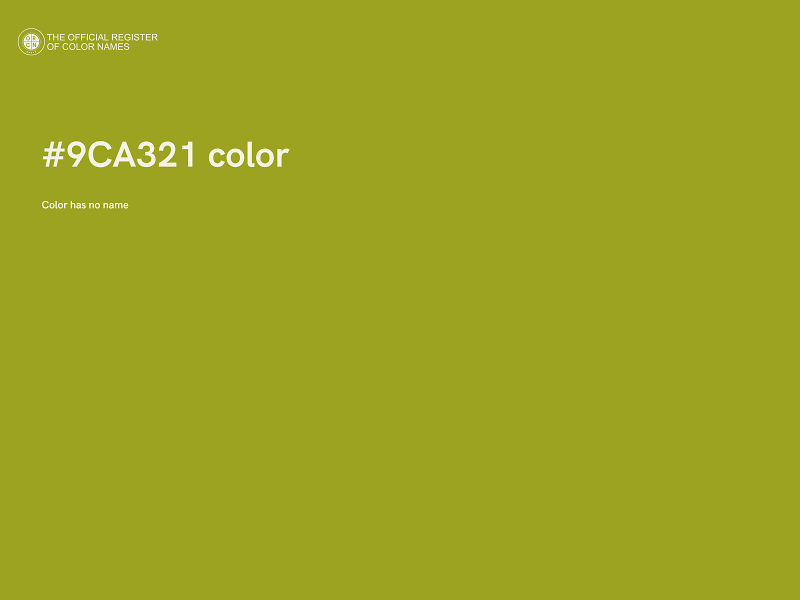 #9CA321 color image