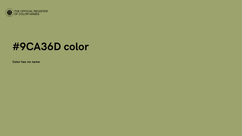 #9CA36D color image