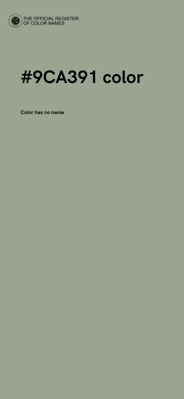 #9CA391 color image