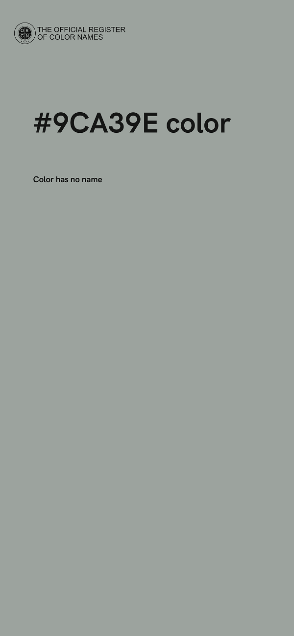 #9CA39E color image