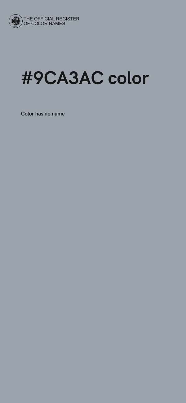 #9CA3AC color image