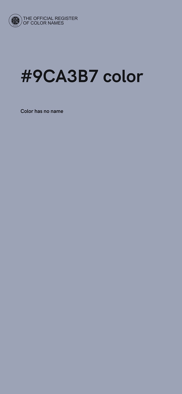 #9CA3B7 color image
