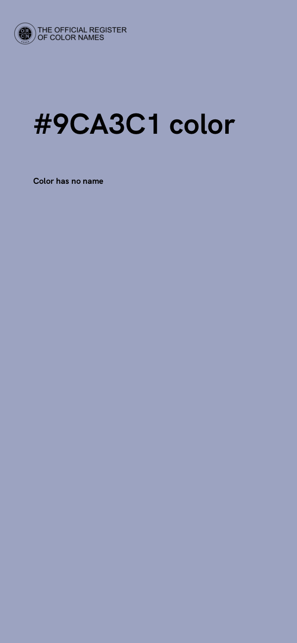 #9CA3C1 color image