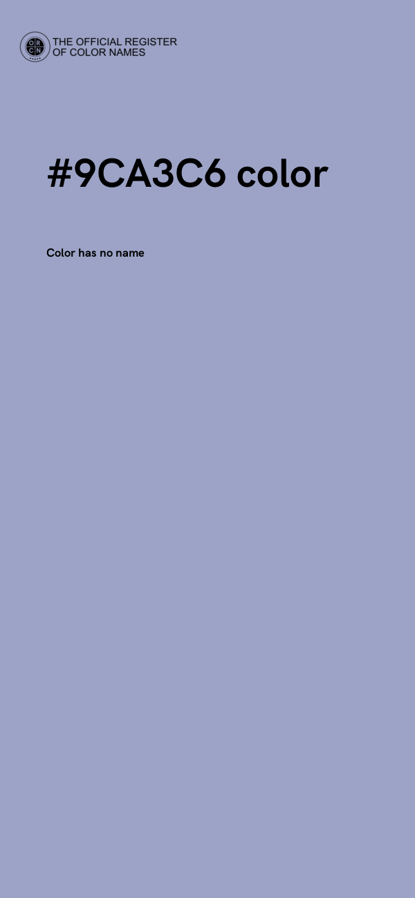 #9CA3C6 color image