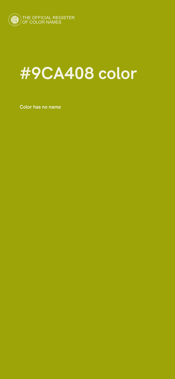 #9CA408 color image