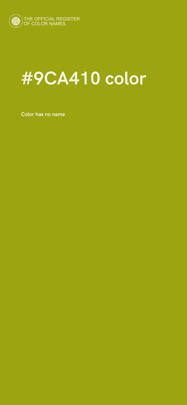 #9CA410 color image