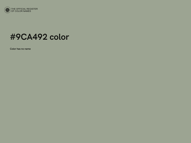 #9CA492 color image