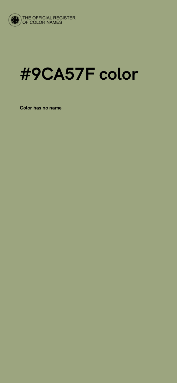 #9CA57F color image