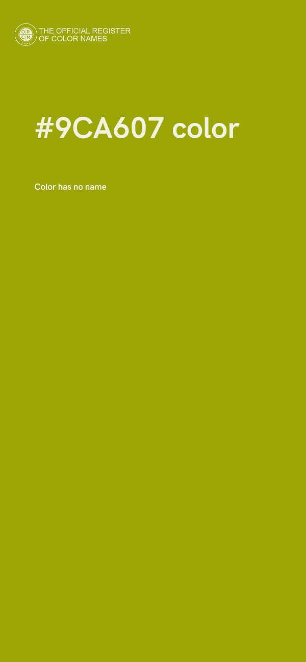 #9CA607 color image