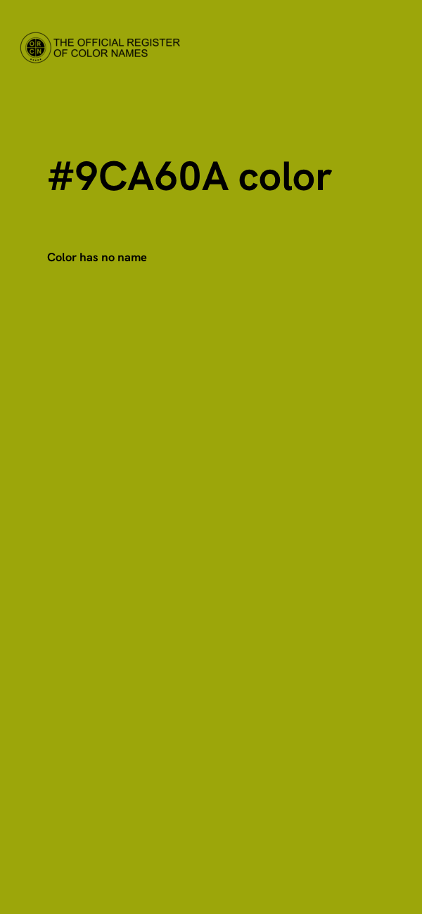 #9CA60A color image