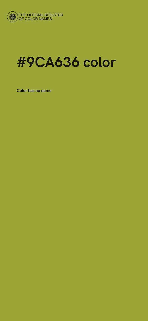 #9CA636 color image
