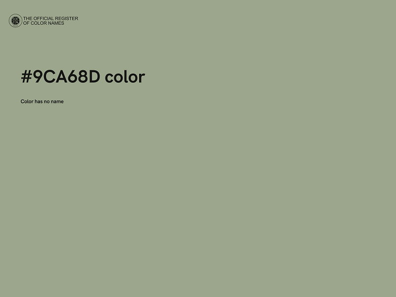 #9CA68D color image