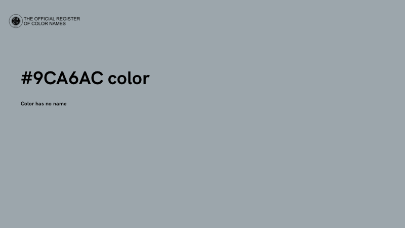 #9CA6AC color image