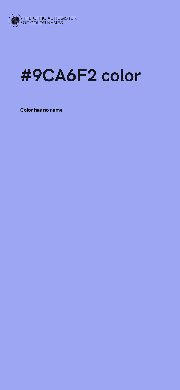 #9CA6F2 color image