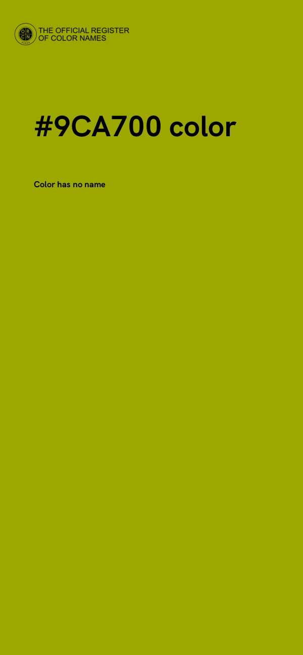 #9CA700 color image