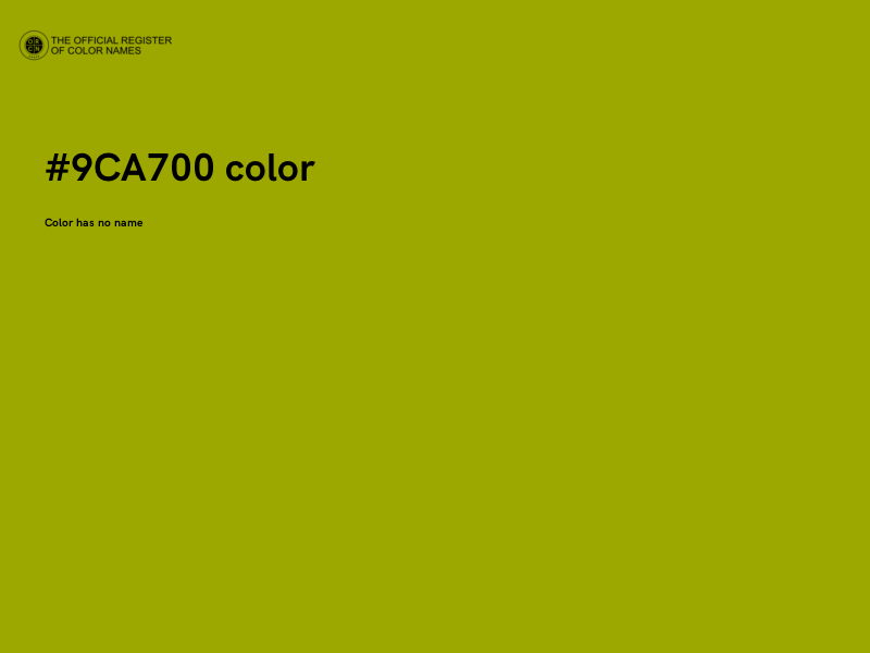 #9CA700 color image