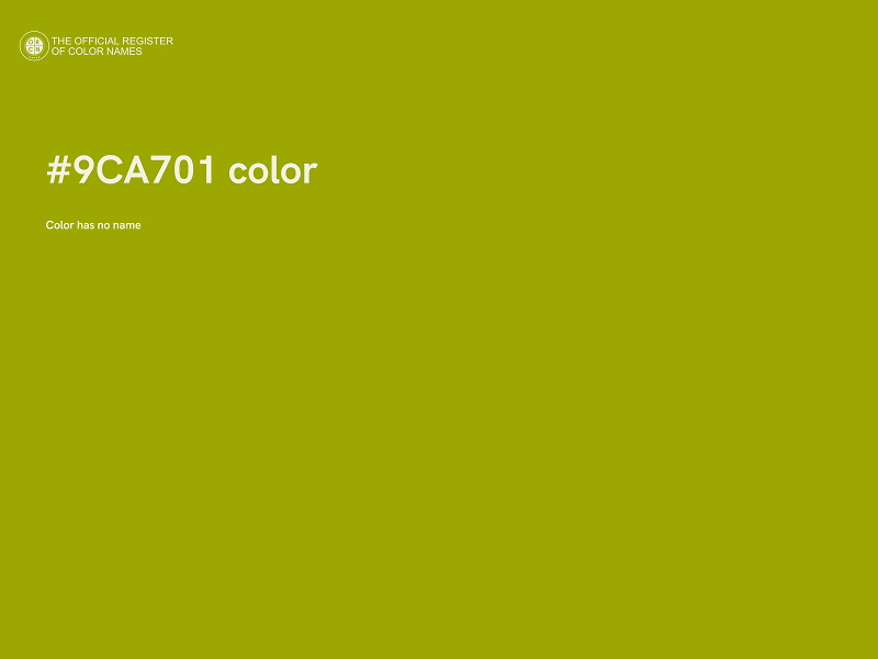 #9CA701 color image