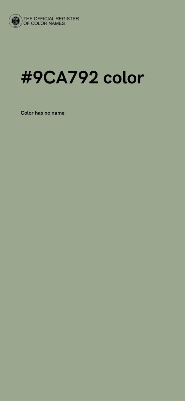 #9CA792 color image