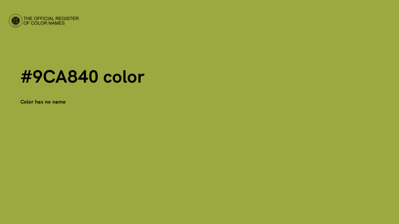 #9CA840 color image