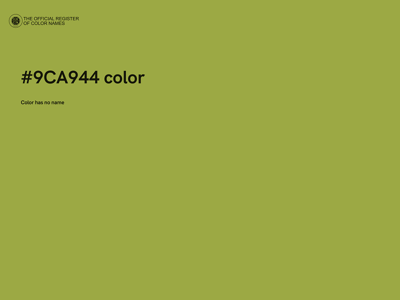 #9CA944 color image