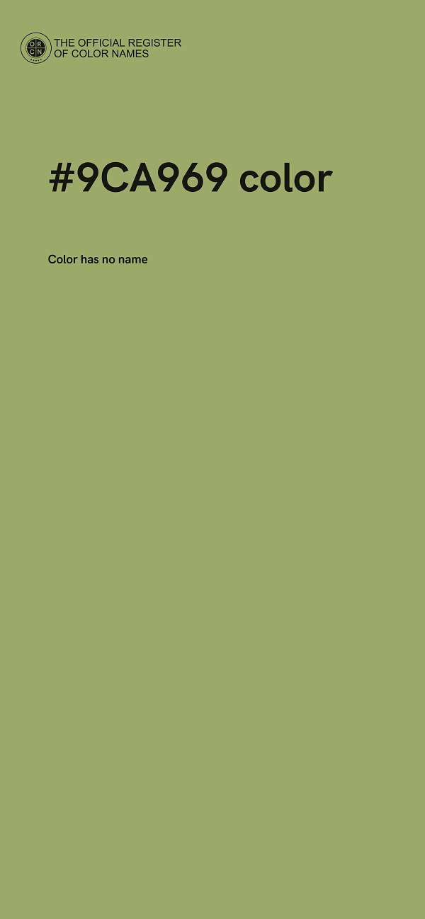 #9CA969 color image