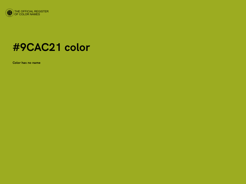 #9CAC21 color image