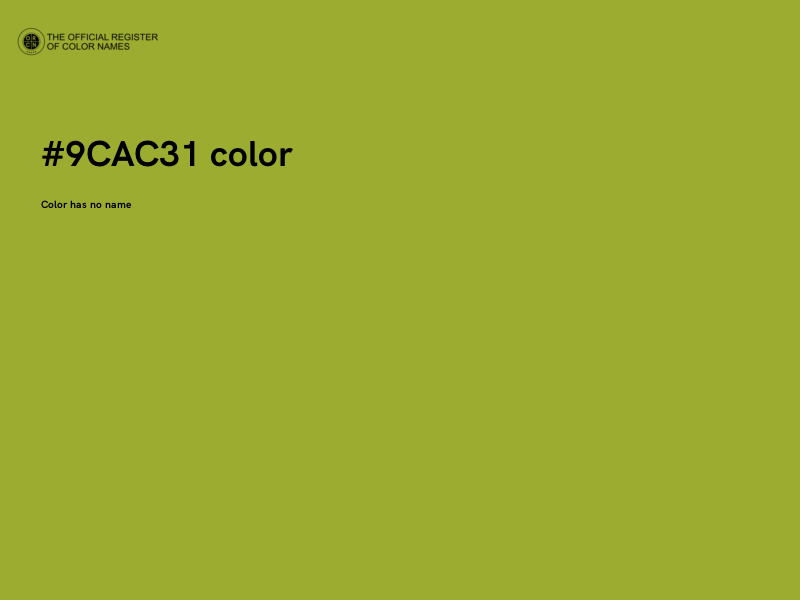 #9CAC31 color image