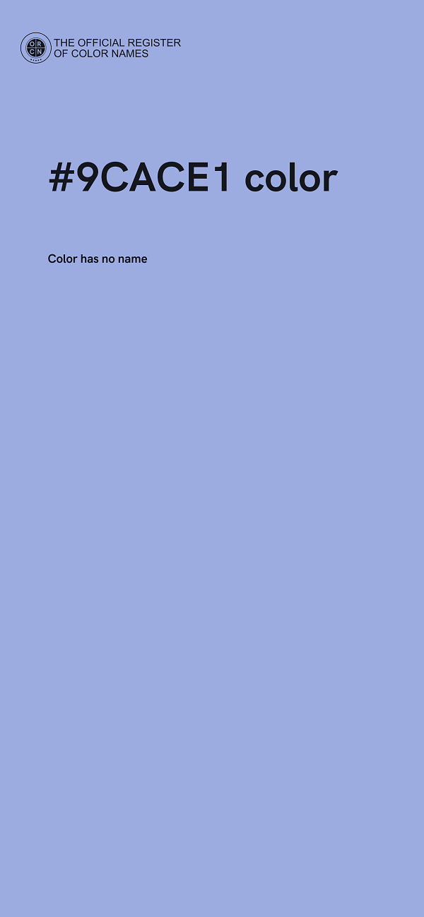 #9CACE1 color image