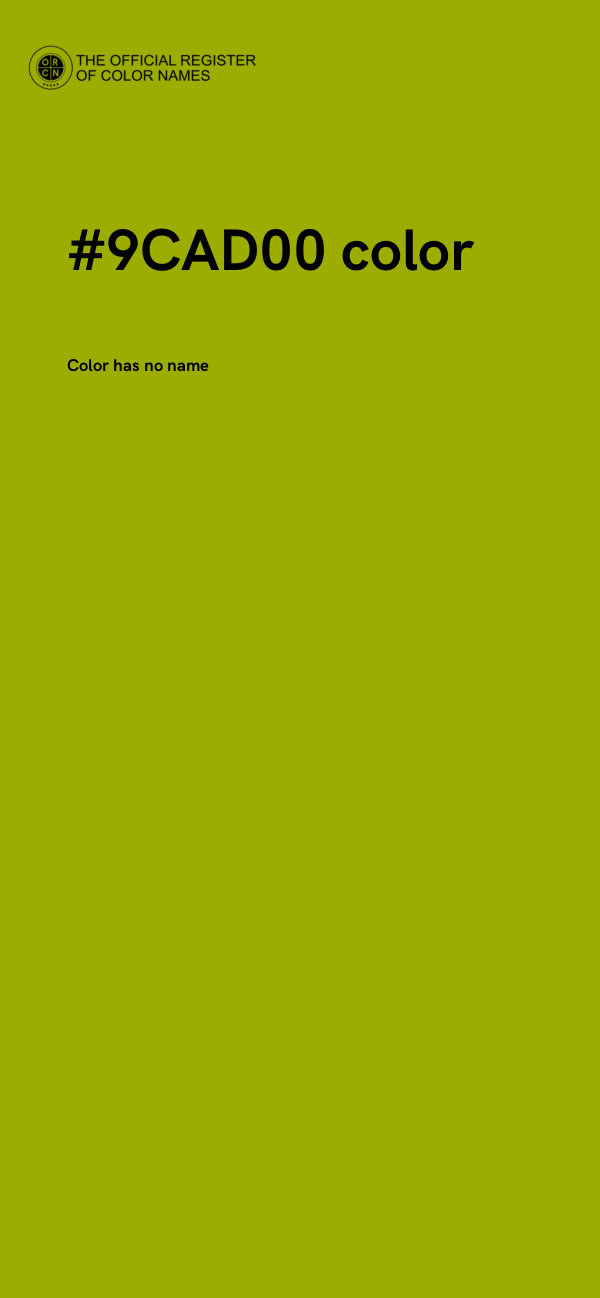 #9CAD00 color image