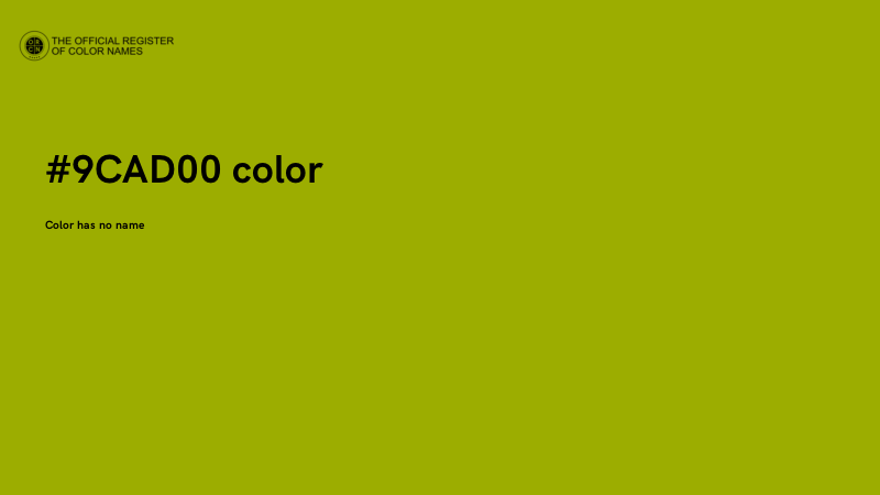 #9CAD00 color image