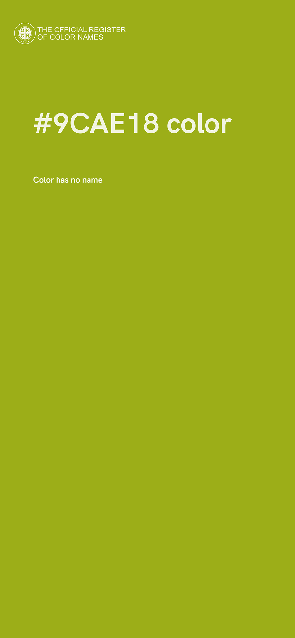 #9CAE18 color image