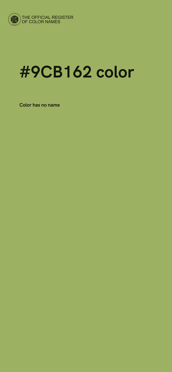 #9CB162 color image