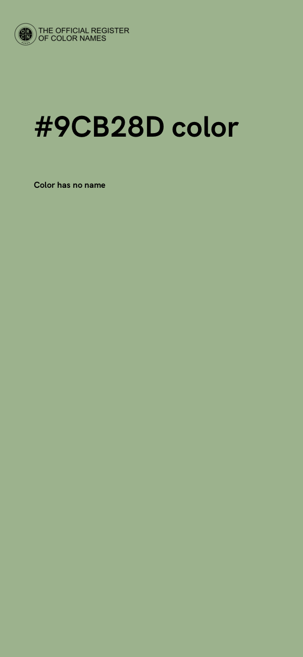 #9CB28D color image