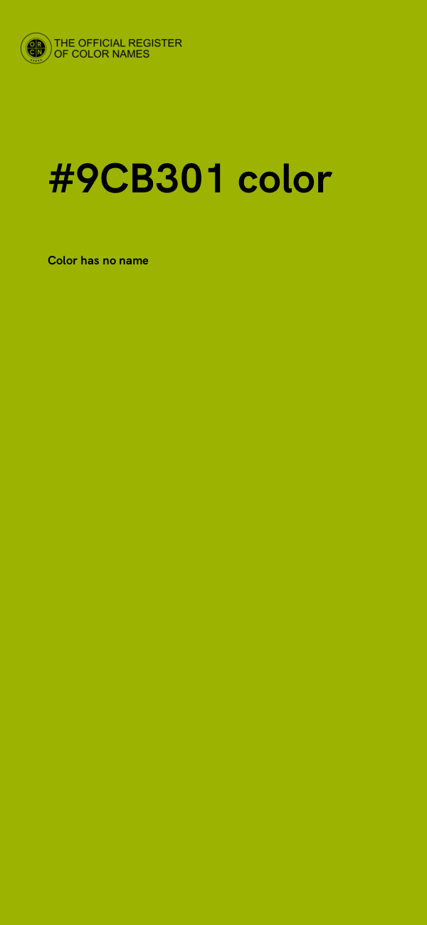 #9CB301 color image